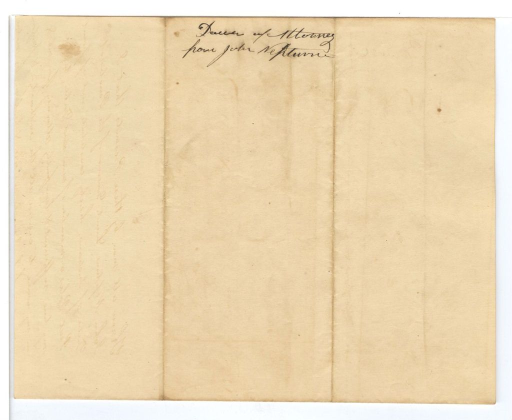 Miniature of Report of John Neptune on the appointment of Peal Polis as Tribal Representative to the Legislature of the State of Maine