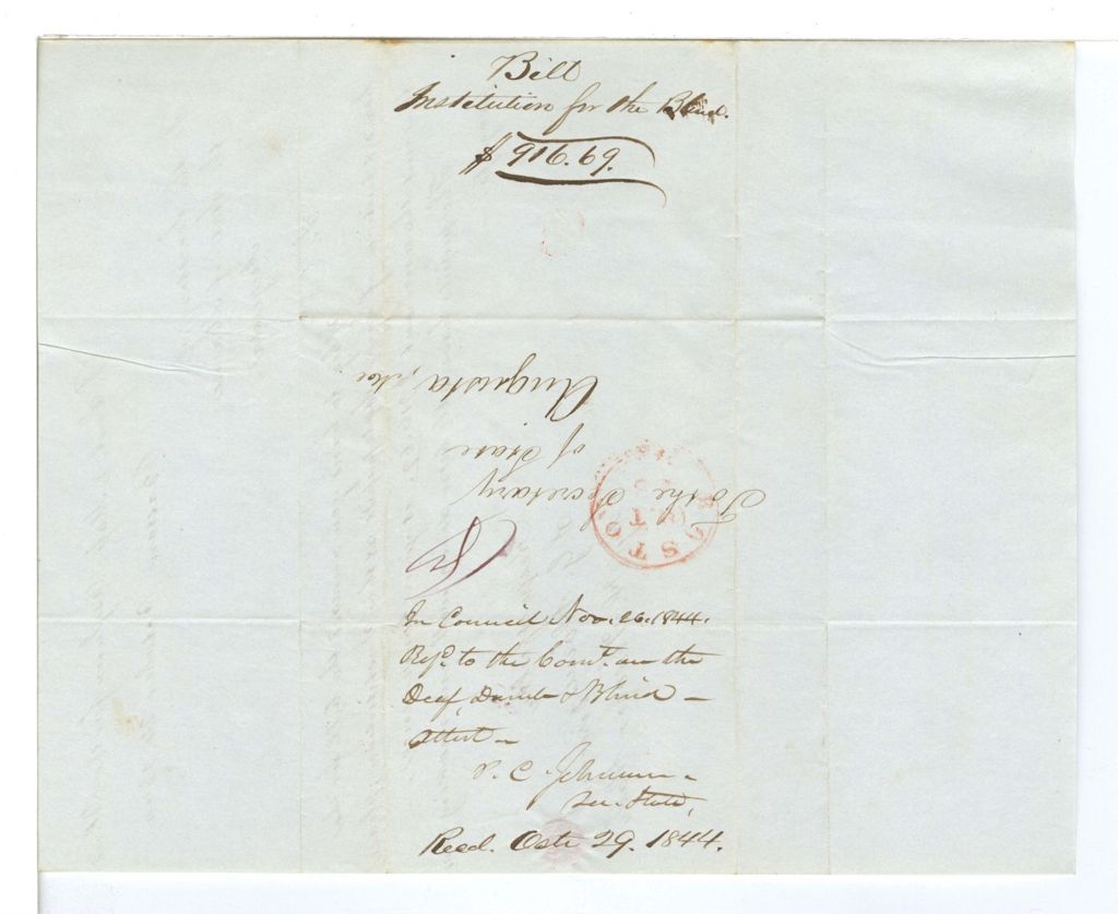 Miniature of Bill, Institute for the Blind
