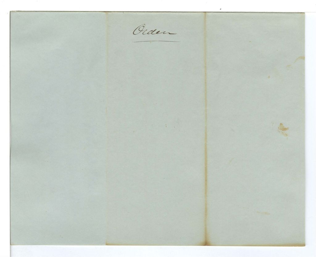 Miniature of Order for documents relating to the pardon of Allen House