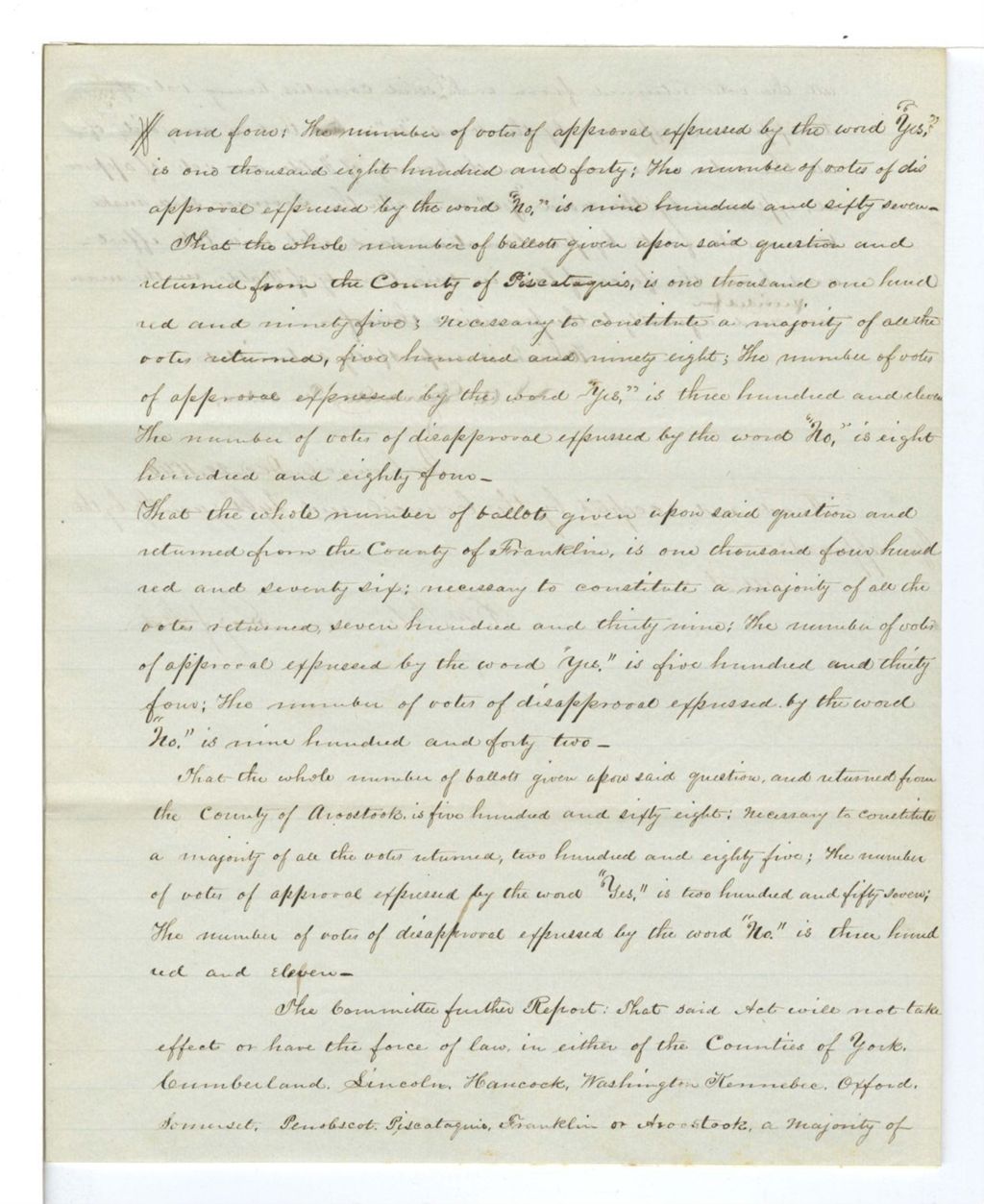 Miniature of Report of [J. W. Sineon?]
