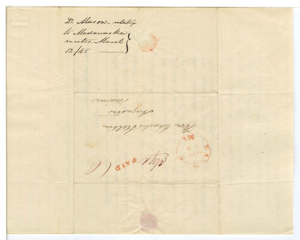 Miniature of Petition of D. Mason