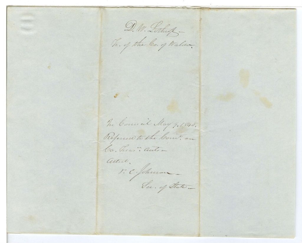 Miniature of Account of David W. Lothrop