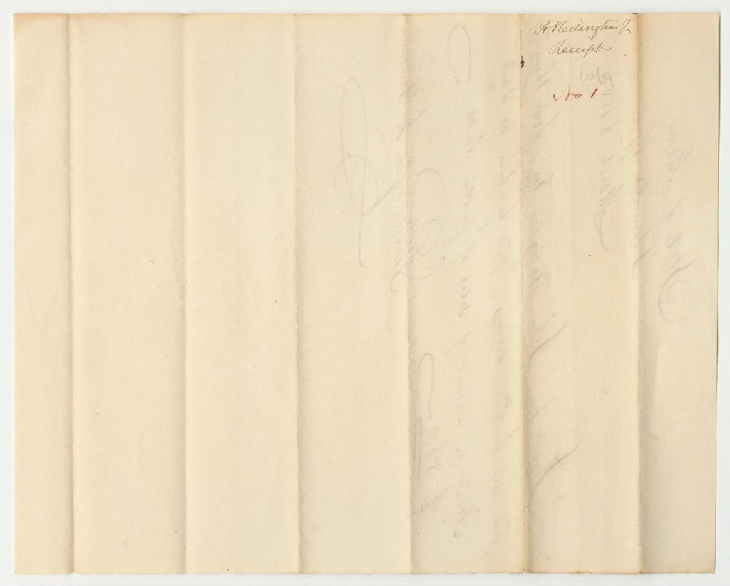 Miniature of Receipts of Asa Redington, Jr., Treasurer, for Sale of Public Lands by John Hodgdon, Land Agent