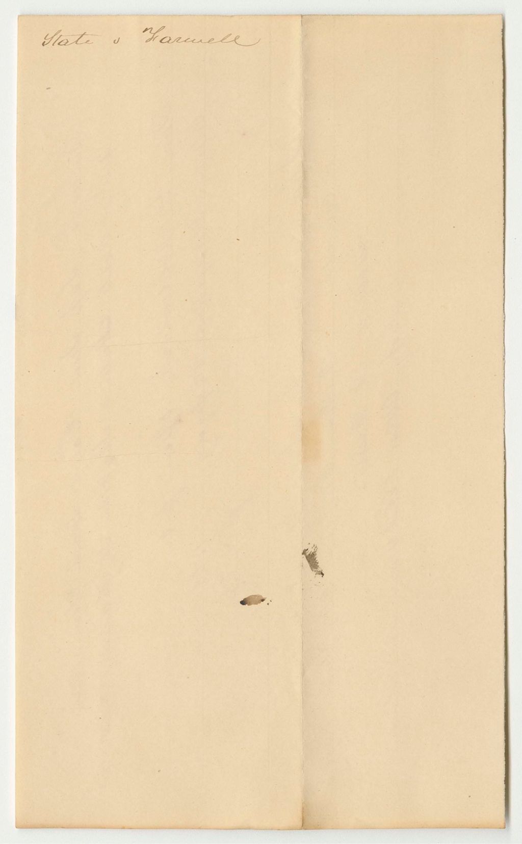 Miniature of Bills of Cost at the Supreme Judicial Court in Waldo County, December Term 1836