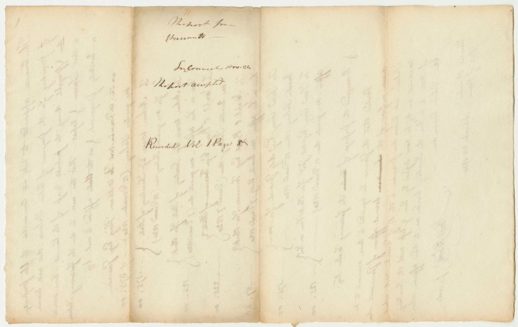 Miniature of Warrant for the Payment of Certain Salaries