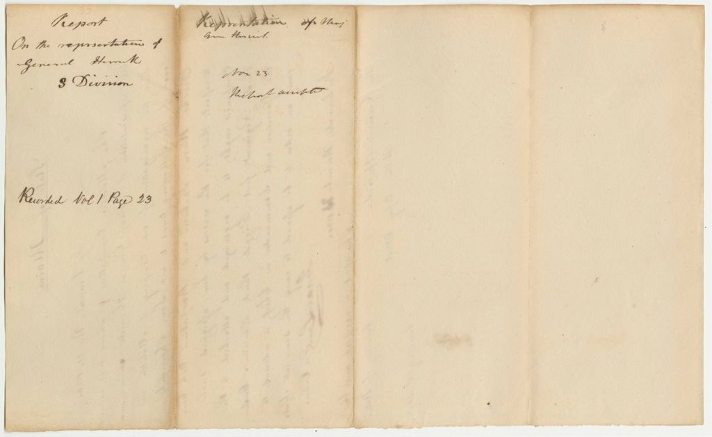 Miniature of Report 32: Report on the representation of General Herrick