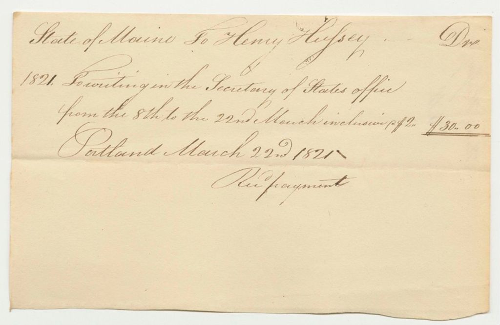 Miniature of Henry Hefsey's Bill