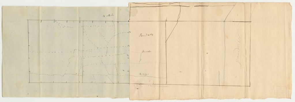 Miniature of Map of the Division of Companies in Litchfield and Bowdoin