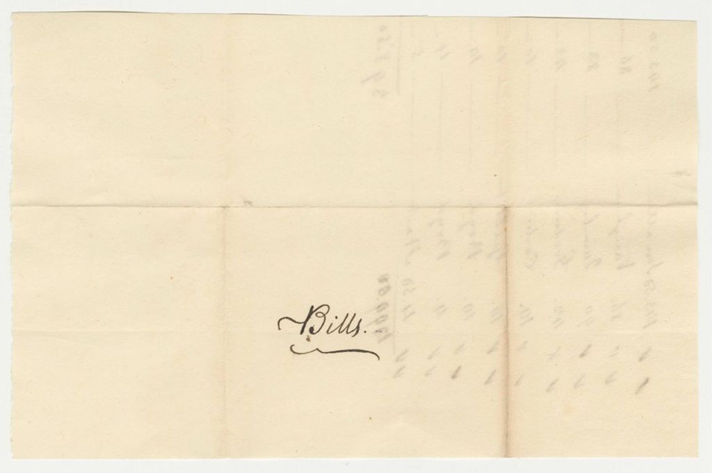 Miniature of Receipts for William B. Sewall and the Clerks