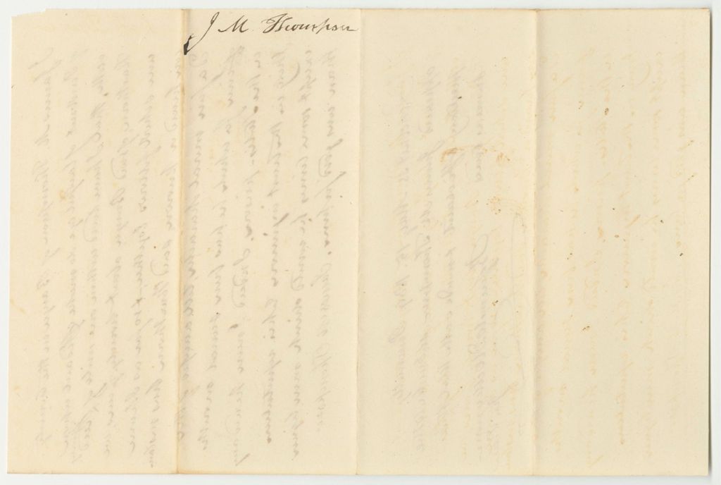 Miniature of James M. Thompson's Affadavit for State v. Henry R. Harthorn