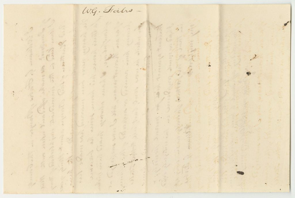 Miniature of William G. Forbes's Affadavit for State v. Henry R. Harthorn