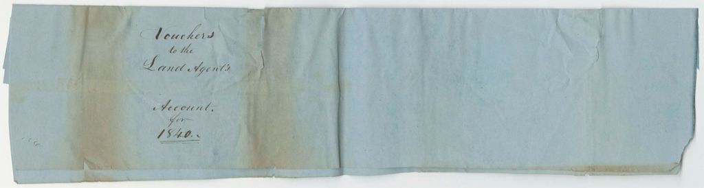 Miniature of Vouchers for the Account of Rufus McIntire, Land Agent, for 1840