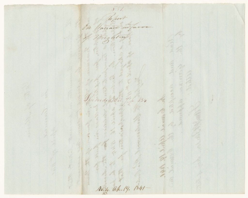 Miniature of Report 581: Report on a Warrant in Favor of Brighton for Supplies and Transportation of Soldiers
