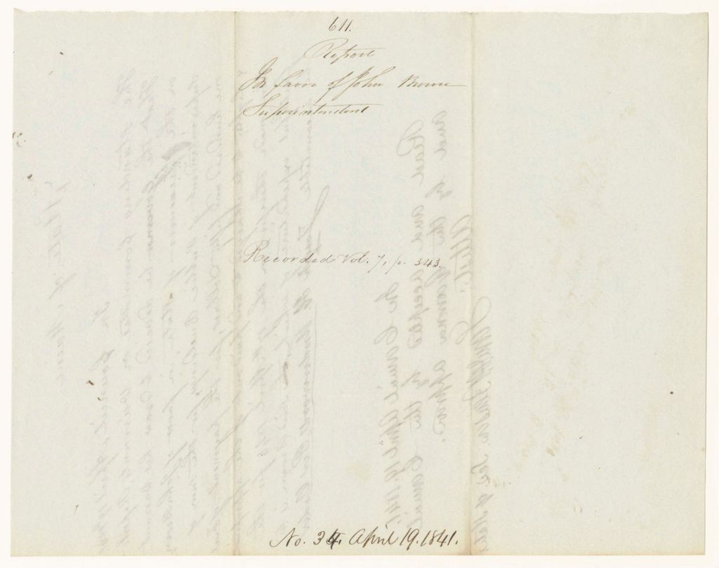 Miniature of Report 611: Report on Warrant in Favor of John Brown, Superintendant of Public Buildings