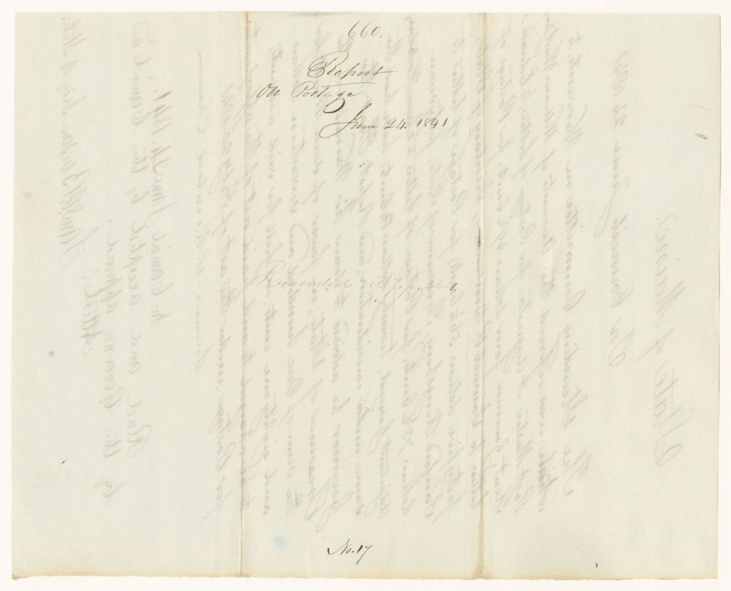 Miniature of Report 660: Report on Account of William Woart, Postmaster of Augusta