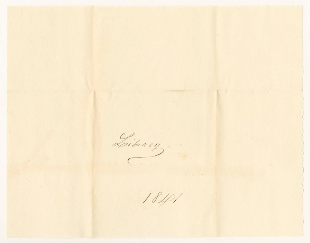 Miniature of Account of S.P. Benson, Secretary of State for Expenditures on Account of Library