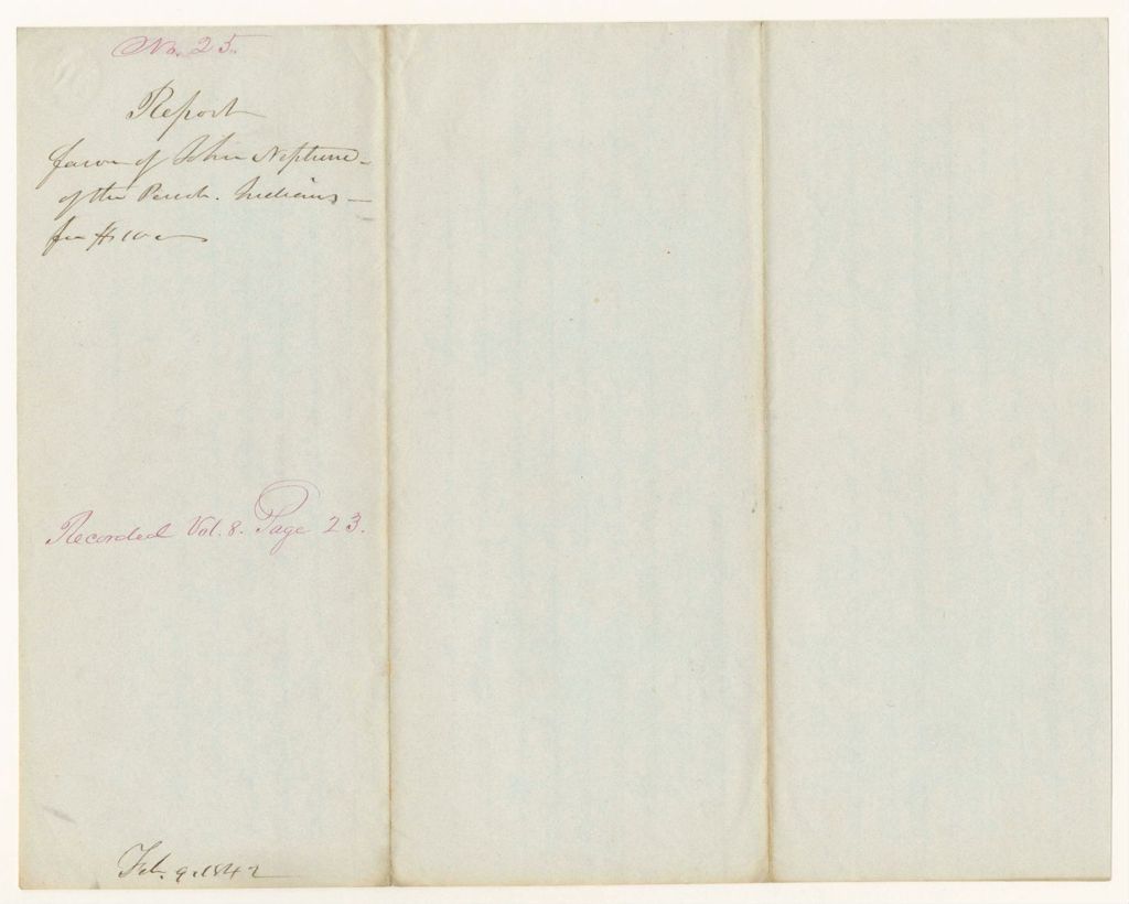 Miniature of Report 25: Report in Favor of John Neptune of the Penobscot Indians for $10