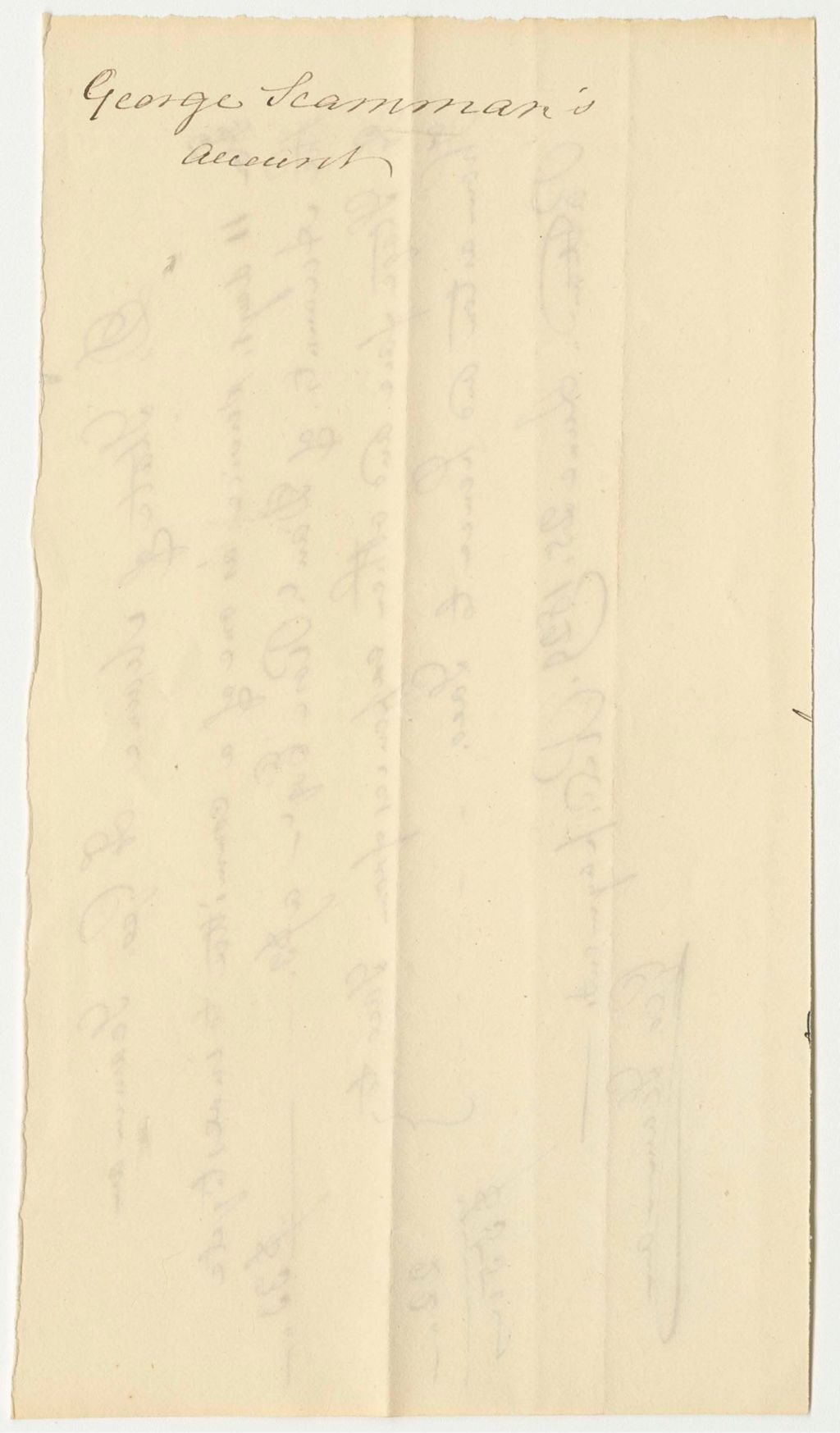 Miniature of Account of George Seamman