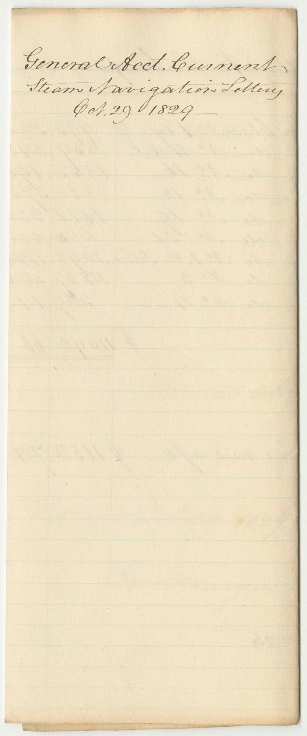 Miniature of General Account of the Managers of the Lottery for the Benefit of Steam Navigation