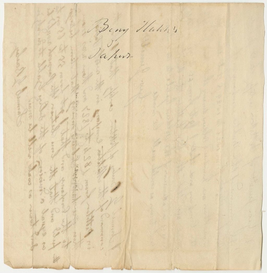 Miniature of Certificate of George Jennett and Samuel G. Bailey, Relating to the West Pittston Militia Company