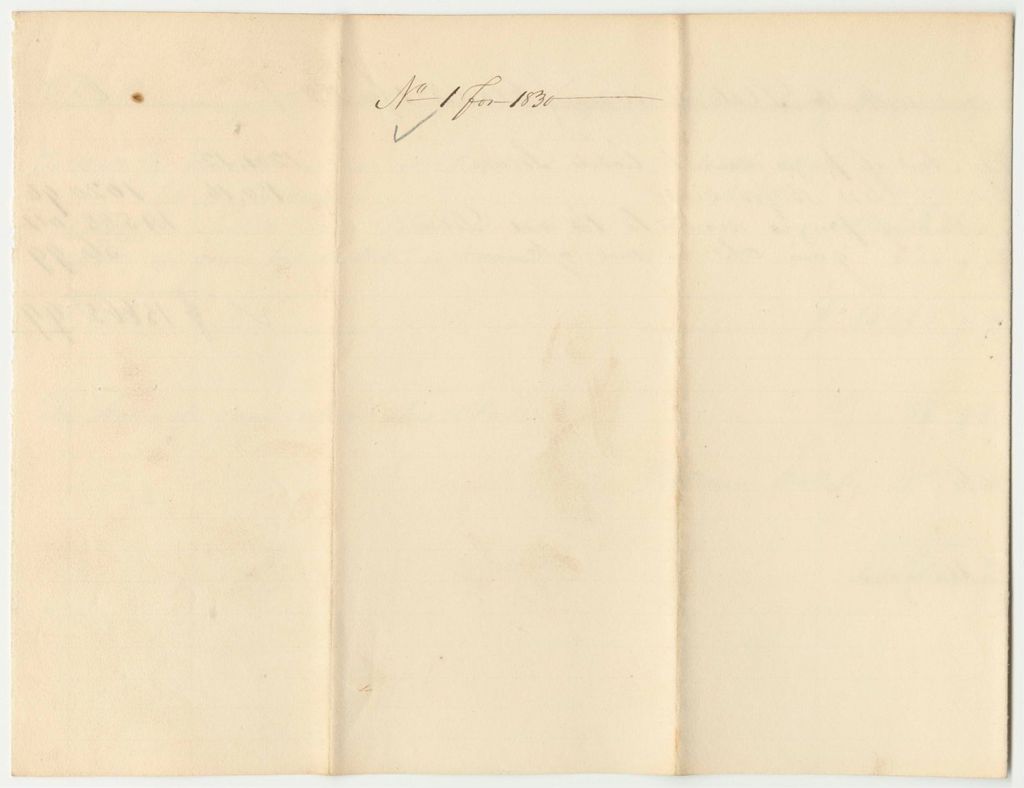 Miniature of Account of the Managers of the Lottery for the Benefit of Steam Navigation, Classes 1 for 1830