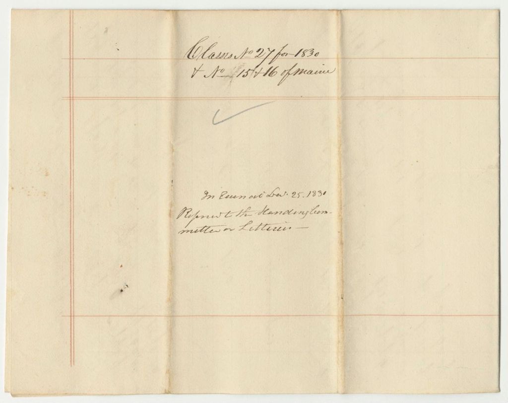 Miniature of Account of the Managers of the Cumberland and Oxford Canal Lottery, Class No. 15 and 16