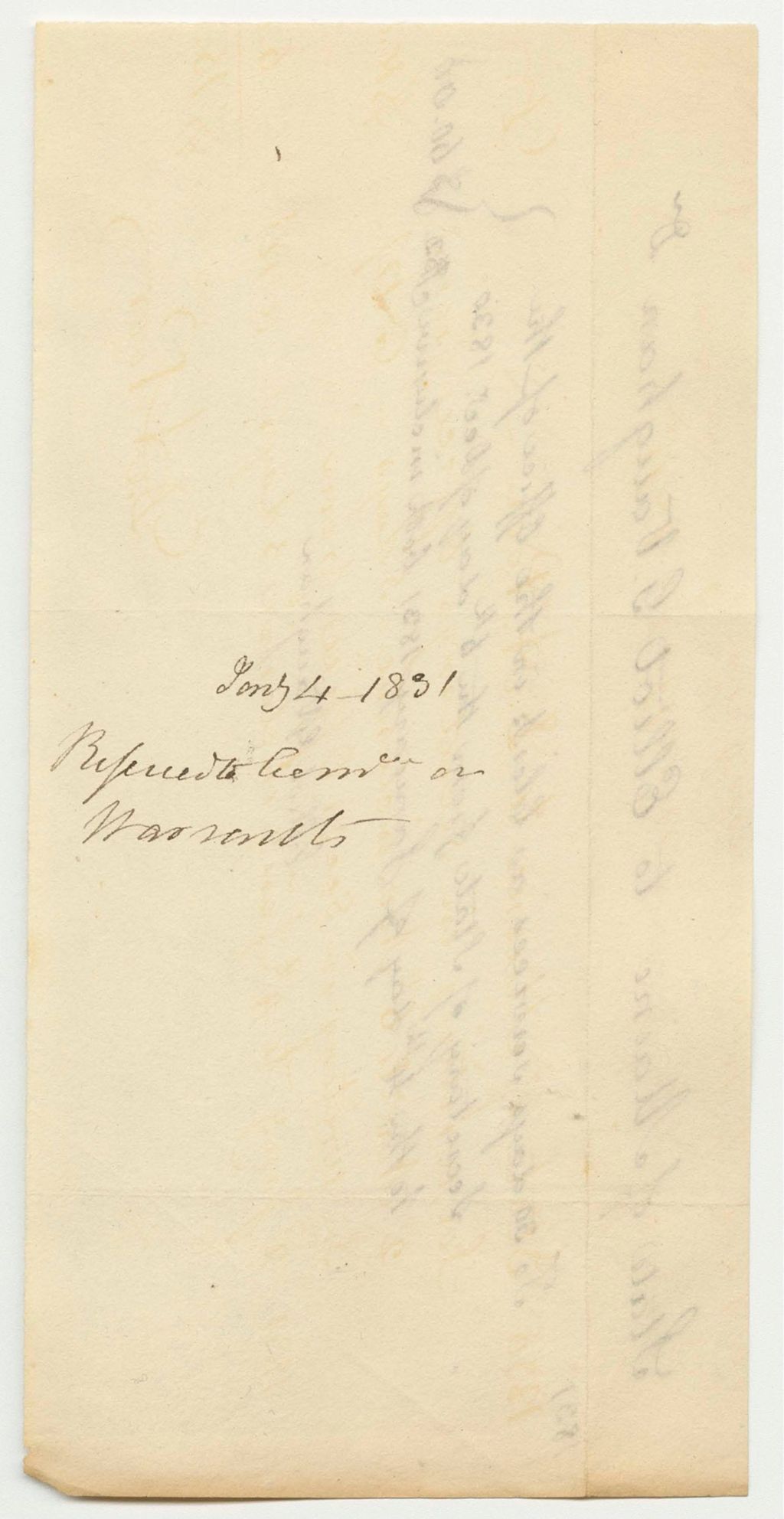 Miniature of Account of Elliot G. Vaughan, Clerk in the Secretary of State's Office