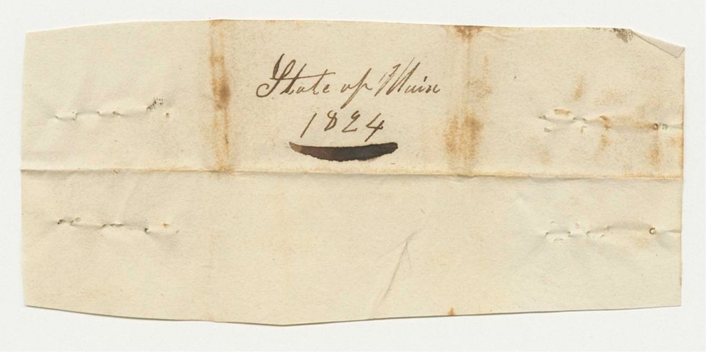 Miniature of Receipts for Expenses Locating Baskahegan Road