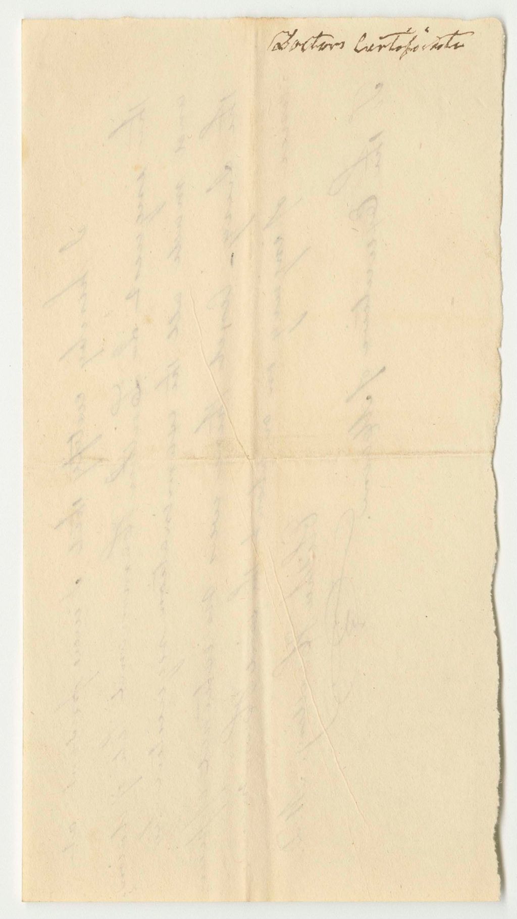 Miniature of Dr. Elisha Harding's Certificate of the Inquest of Luther Hammon