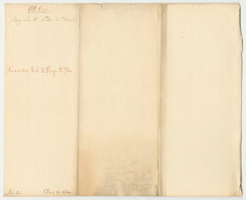 Miniature of Report 606: Report on the Payroll of the Council