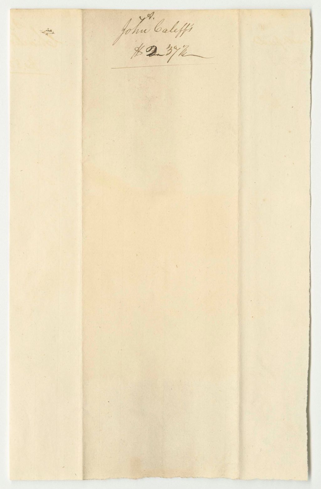 Miniature of Receipts from the Account of Asaph R. Nichols, Secretary of State, for the Purchase of Stationary and Other Incidental Expenses of the Office