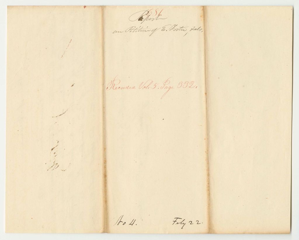 Miniature of Report 681: Report on the Petition of E. Foster and Others Relative to the Officers of B Company