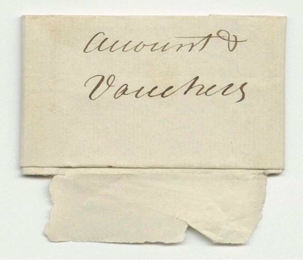 Miniature of Account and Vouchers of Isaac S. Small, Surveyor General