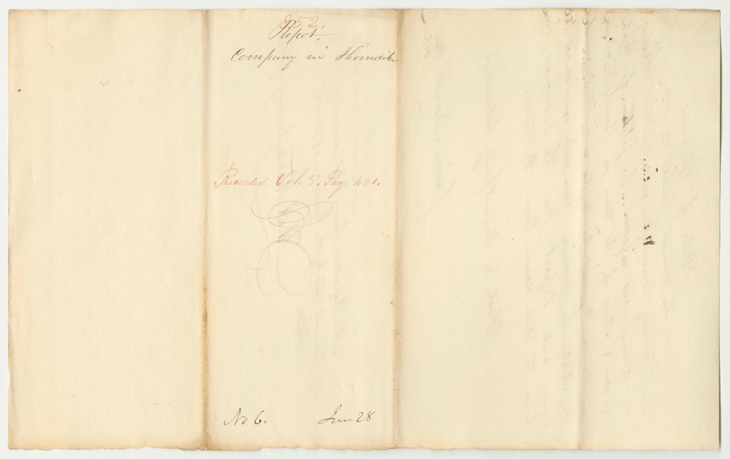 Miniature of Report 852: Report Disbanding the Infantry Company in Thorndike and Knox and Organizing a Company of Light Infantry