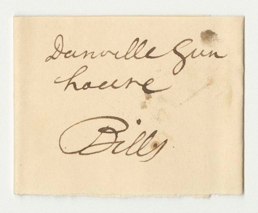 Miniature of Receipts from the Account of Abner B. Thompson, Adjutant General, for the Danville Gun House