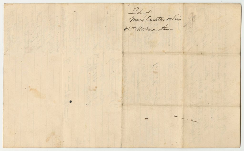 Miniature of Petition of Moses Carlton and Others for the Pardon of James Marr