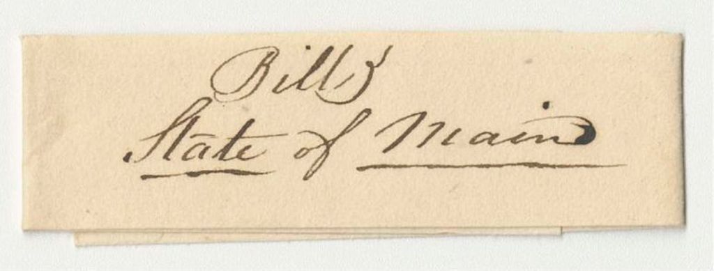 Miniature of Bills from the Account of Joshua Tolford, for 1837