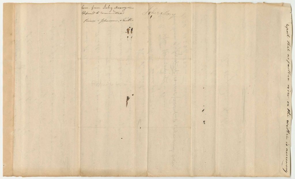 Miniature of Communication from Jabez Mowry, Enclosing Bills for Inspecting Herring by William Phelps