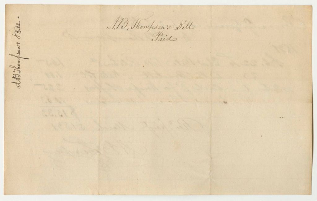 Miniature of Report on the Account of Roscoe G. Greene, Secretary of State, for Stationary, Etc.2.1