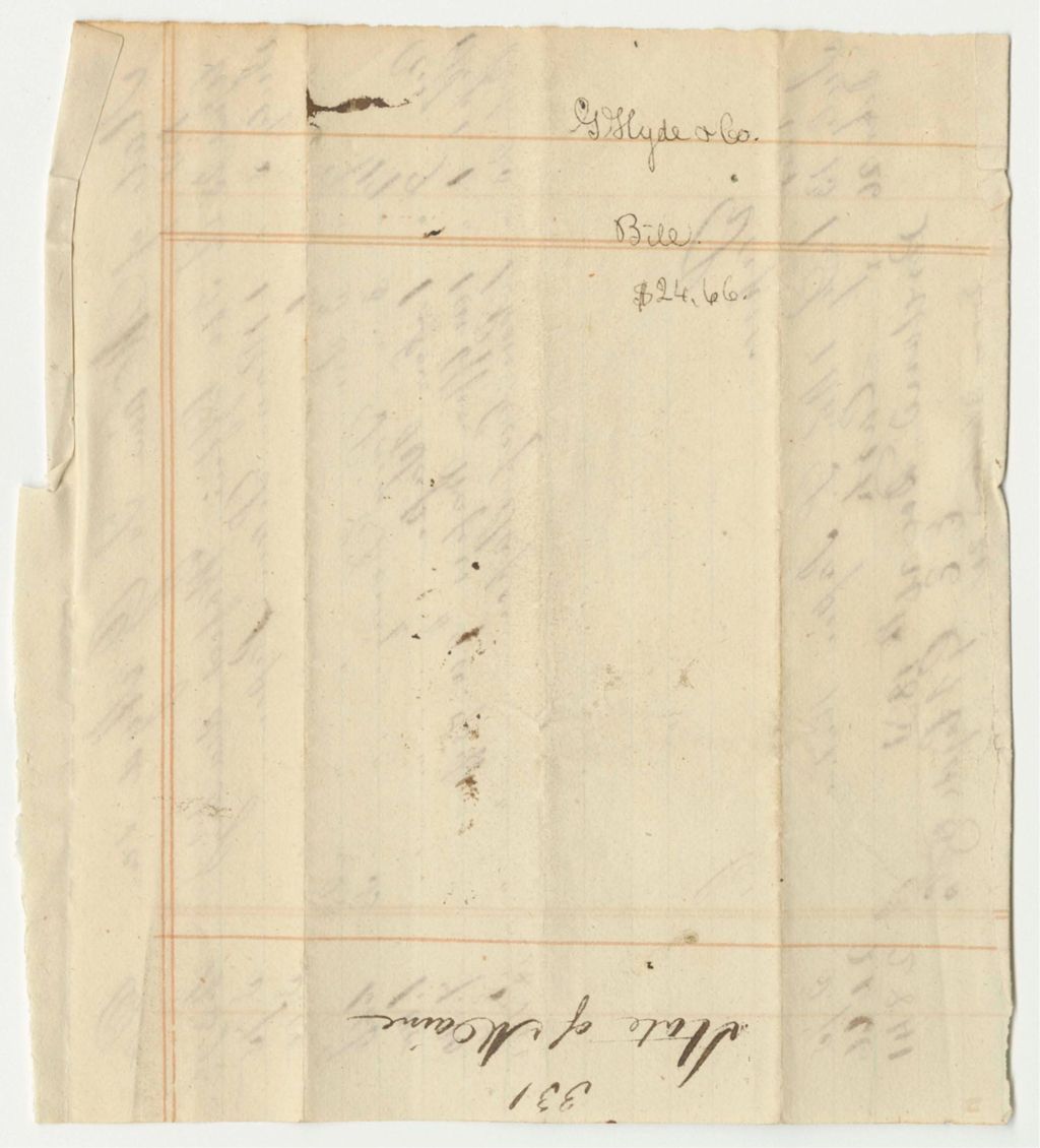 Miniature of Report on the Account of Roscoe G. Greene, Secretary of State, for Stationary, Etc.6