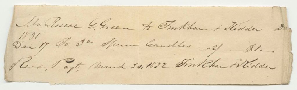 Miniature of Report on the Account of Roscoe G. Greene, Secretary of State, for Stationary, Etc.11