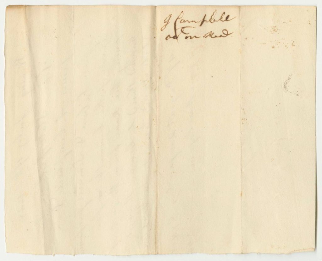 Miniature of James A. Campbell's Bill for Labor and Services Performed as One of the Committee for Opening the Houlton Road