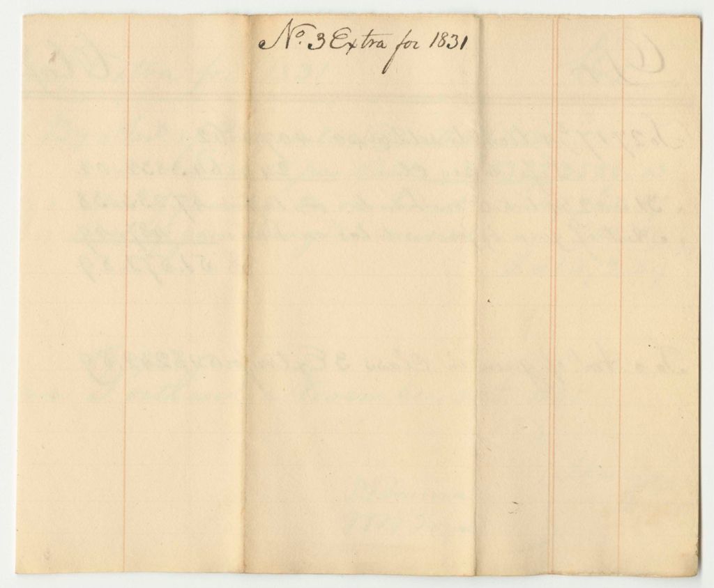 Miniature of Account of the Managers of the Lottery for the Benefit of the Cumberland and Oxford Canal, Class 3 Extra for 1831