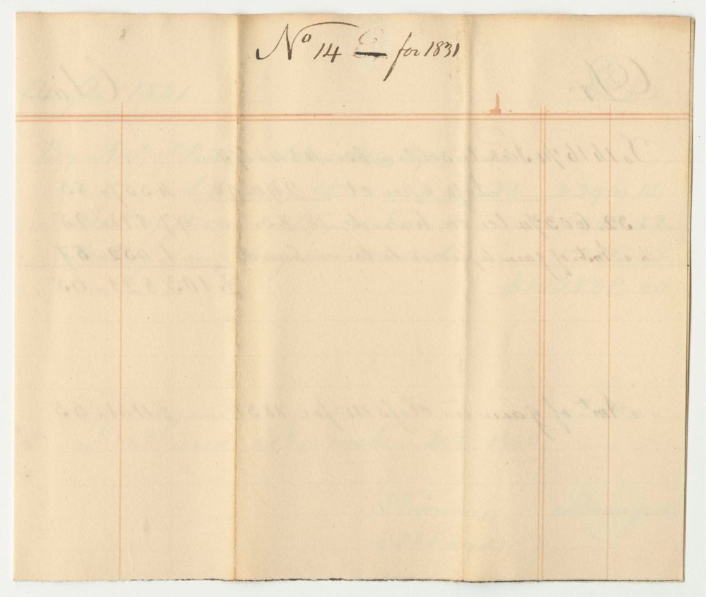 Miniature of Account of the Managers of the Lottery for the Benefit of the Cumberland and Oxford Canal, Class 4 for 1831