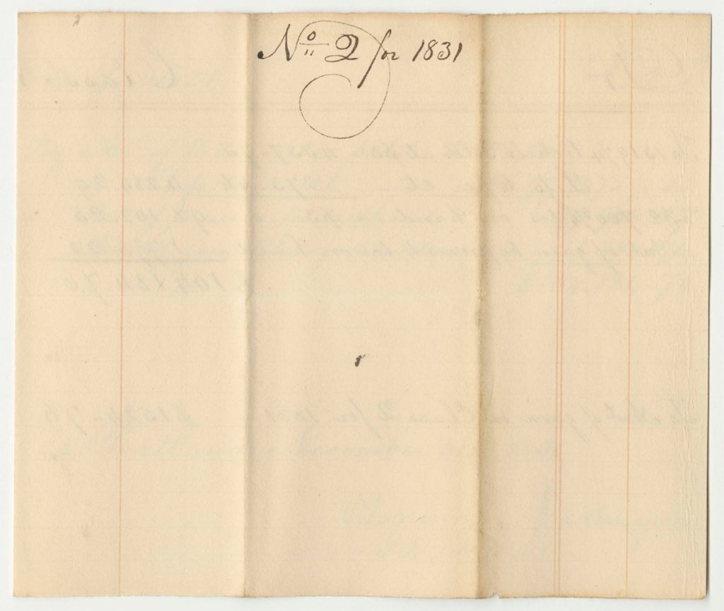 Miniature of Account of the Managers of the Lottery for the Benefit of the Cumberland and Oxford Canal, Class 2 for 1831