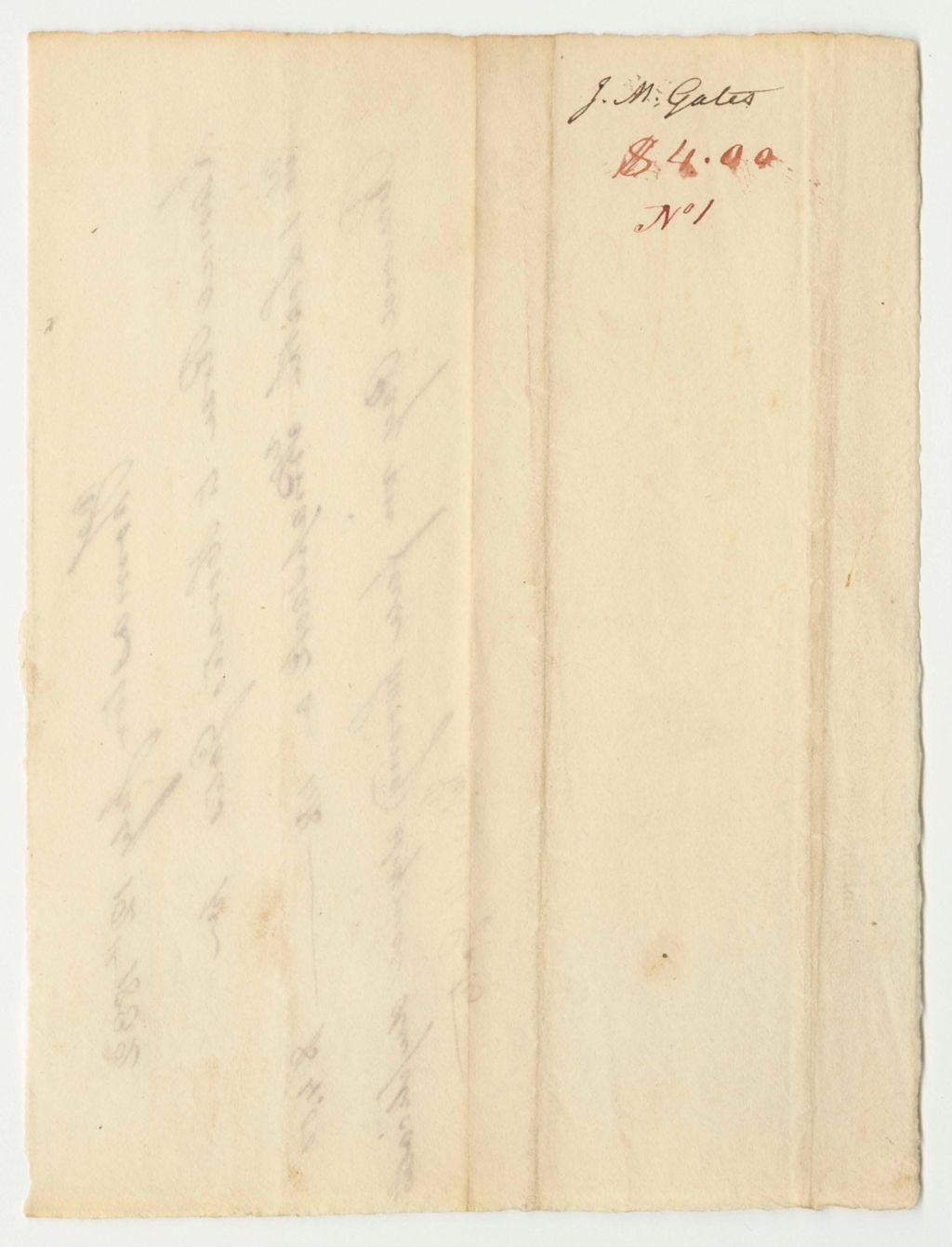 Miniature of Daniel Rose's Vouchers for Expenses as Land Agent