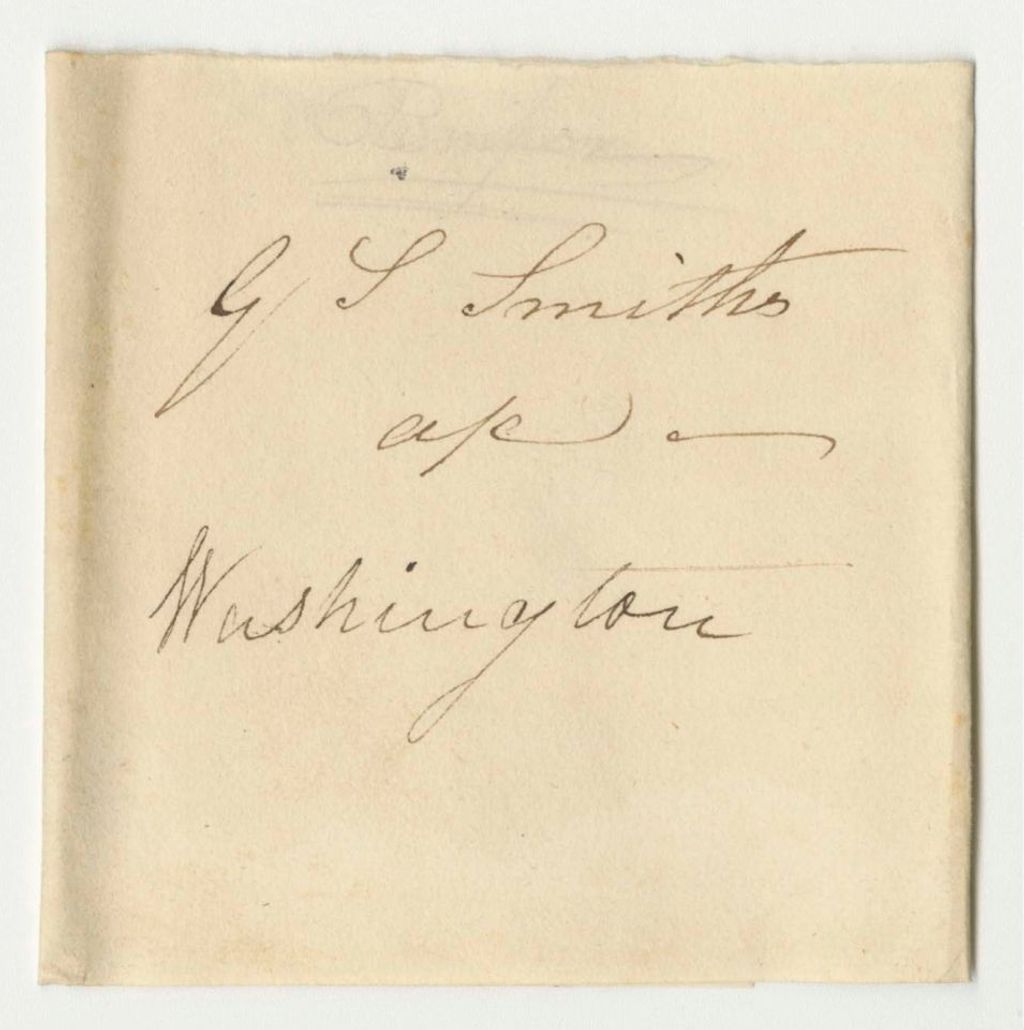 Miniature of George S. Smith's Account as Treasurer of Washington County
