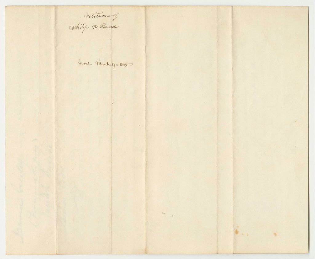Miniature of Petition of Philip P. Read for a Pardon