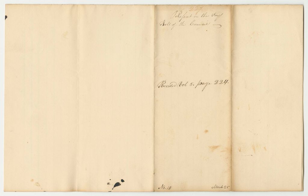 Miniature of Report 227: Report on the Payroll of the Council