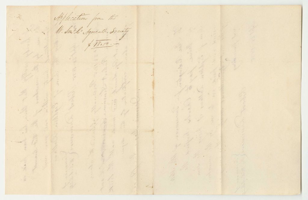 Miniature of Certificate of Robert Dinsmore, Treasurer of the West Somerset Agricultural Society, of the Funds Deposited in the Treasury of Said Society
